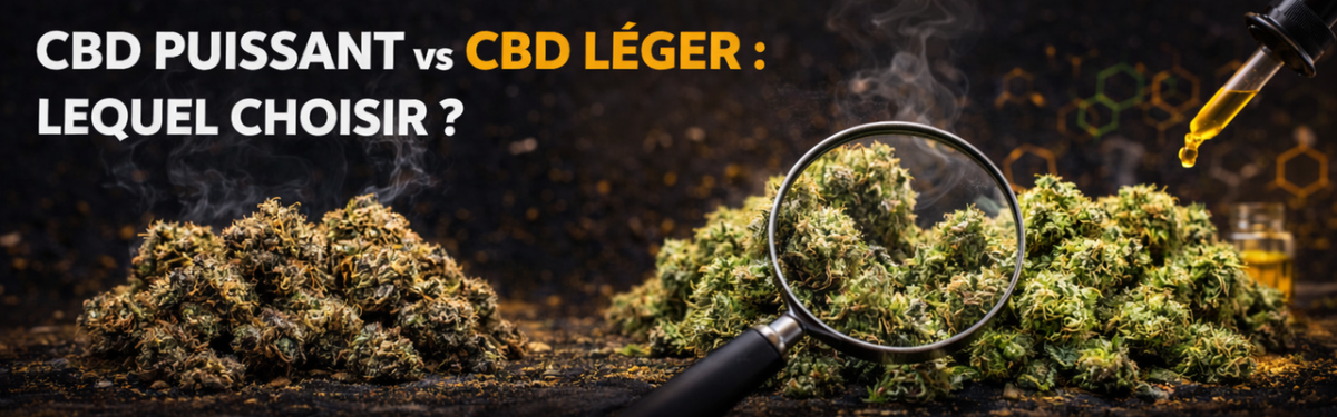 CBD puissant vs CBD léger : lequel choisir en 2026 ?