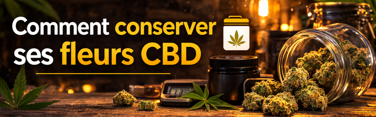 Comment conserver ses fleurs CBD pour garder les arômes et la qualité ?